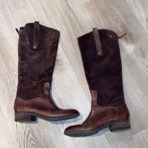 Sam Edelman Pembrooke Brown Suede Boots